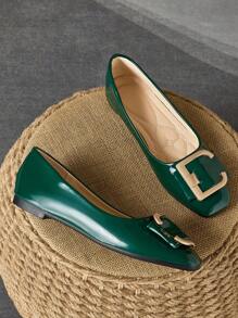 WHDXY Women's Fashion Square Toe Flat Shoes, Goddess Flat Multi-Color Versatile Shoes Suitable With Jeans, Flare Pants, Casual Shoes, Soft Bottom Square Toe Burgundy/Black