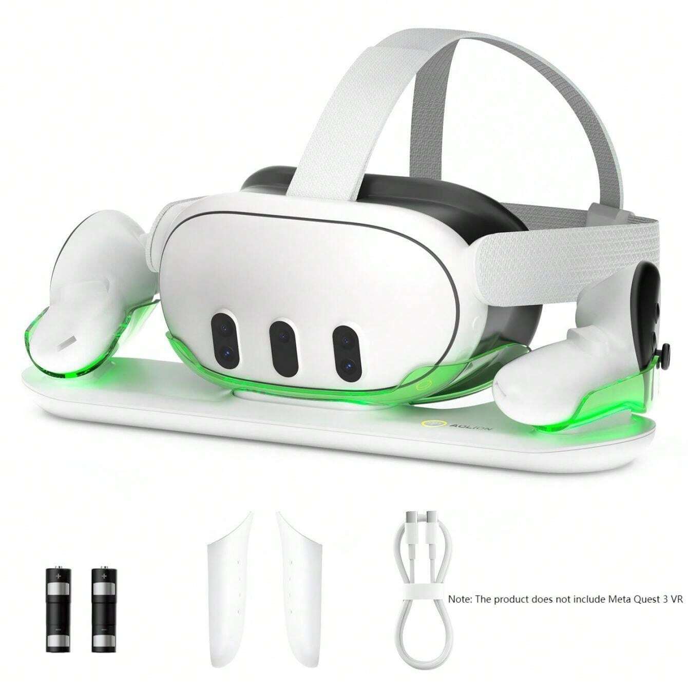 For Meta Quest 3 VR Touch Charging Base With LED Light And 2