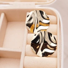 Stud Earrings - 金色 - 查看 1