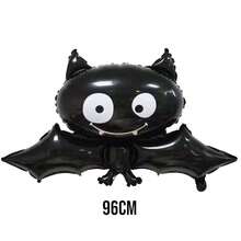Kit With 7 Metallic Balloons Halloween Party Ghost Pumpkin Skeleton Devil Bat Spider - 1 Each - 彩色 - 查看 4
