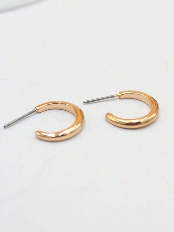 1 Pair Unisex All-Match Fashion Stud Earrings