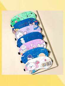 1pc 眼罩, 印花眼罩, 冰袋眼罩, 冰敷眼罩, 亲子眼罩, 可爱眼罩, 情侣眼罩, 航空眼罩, 毛绒眼罩, 怪兽眼罩, 刺绣眼罩, 眼罩眼罩, 动物眼罩, 丝绸眼罩, 眼罩, 遮阳, 眼罩, 美容眼罩, 遮阳眼罩, 热敷眼罩, 凝胶冰袋多功能眼罩套装, 眼部压缩降温加温眼罩 - 彩色 - 查看 8