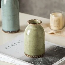 9pcs Ceramic Vase With Different Size, For Living Room Decor, Small Bohemia Decorative Vases For Home Decoration, Modern Minimalism Vases For Wedding Decoration,Home Decor,Flower Vase,Centerpiece,Table Decor Gifts Birthday Graduation Glass Vase