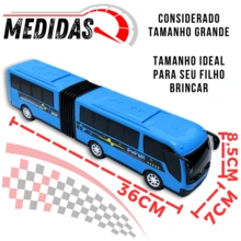 Articulated Metropolitan Bus Plastic Toy Large Box Box Color:Blue - Nhiều màu - Xem 2