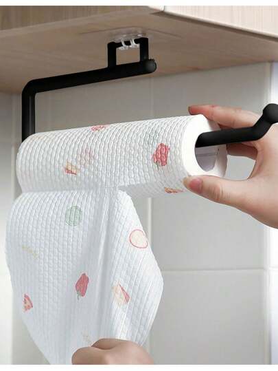 1 pieza, Portarrollos de papel higiénico, Portarrollos de papel, Portarrollos de papel de cocina sin perforaciones, Portarrollos de película plástica, Portarrollos de trapos, Portarrollos de toallas de baño, Accesorios de cocina y baño, Almacenamiento de cocina, Organizador de cocina, Organizador de cocina, Artículos de almacenamiento, Cocina, Almacenamiento, Organizador, Organizador, Organización, Organizadores, Organizador de cajones, Viaje, Artículos de cocina, Utensilios de cocina, Herramientas de cocina, Cosas de cocina