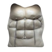 1pc Halloween Costume Cosplay Party Funny Artificial Muscular Chest Abs Torso Prop - Multicolor - View 6