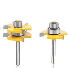 Kit 2 Brocas Fresas Router Ensamble Zanco 1/4 - Amarillo - Ver 1