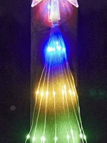 198 LED 5-zackiger Stern Lichterkette Wasserfall Feenlichter für Weihnachtsbaum, Außenterrasse, Raumdekoration, Weihnachtsdekoration, Schlafzimmerdekoration, Partydekoration, Feiertags-Festival, Weihnachtsgeschenk, Weihnachtsbaum-Dekoration, Weihnachtsschmuck, Weihnachtsdekoration, XMAS-Dekoration, Weihnachtsbaum-Geschenkdekoration, Erntedank, Hochzeit, Herbst-Dekoration, Geburtstagsdekorationen für Geschenke, Partyartikel, Innen- und Außenbereich, Garten, Feiertags-Festival, Halloween-Dekoration, Wanddekoration, Halloween-Ornamente