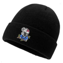 Unisex Adult Custom Fabric Beanie Hat - 15 - Xem 1