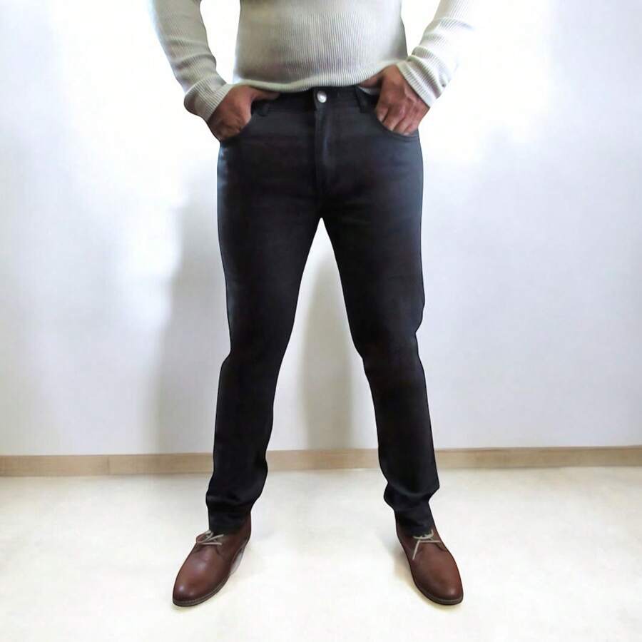 Men's Jeans Pants Men's Jeans Basic Gray Casual Skinny - 灰色 - 查看 1