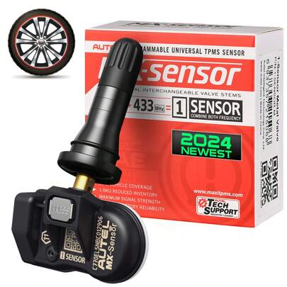 Autel MX-Sensor Dual Frequency Universal TPMS Sensor 1 Pack (Rubber Valve)