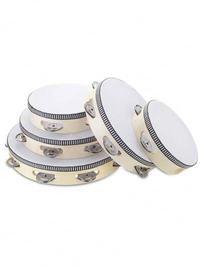 4/6/8/10inch Tambourine Musical Instrument For KTV Church And Party