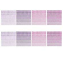 4 Size 8 Sheets Bling Jewels Stickers For Kids DIY Craft Card Decorations Self Adhesive Rhinestone Gem Stickers For Face Nail Body Makeup Festival - Multicolor - View 18