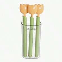 Magnetic Tulip Shaped Bag Clips Set, Food Plastic Bag Sealing Clips, Home Use Snack Airtight Sealing Clips, Attachable To Refrigerator - One Size - View 14