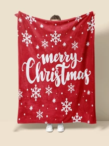 1 chiếc chăn phủ, chăn in họa tiết bông tuyết chủ đề Giáng sinh, chăn mềm mại ấm áp cho ghế sofa giường ô tô văn phòng cắm trại du lịch, chăn quà tặng phù hợp cho mọi mùa - Nhiều màu - Xem 5
