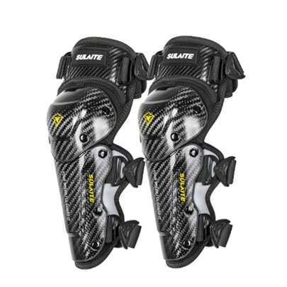 Protección Motociclista Rodilleras Fibra Carbono, protectores de rodilla para motocicleta ciclismo, Reflexivo, protector moto ​, rodilleras motocross carreras (coderas)