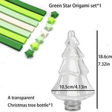 1 件圣诞装饰，DIY 渐变色许愿折纸星瓶，圣诞礼物，卧室、客厅、餐厅家居装饰，家居装饰，厨房装饰，万圣节装饰，房间装饰，圣诞装饰，派对装饰，装饰工艺品，书桌摆件，桌面装饰摆件，派对礼物，万圣节装饰，圣诞装饰，万圣节礼物，圣诞礼物。 - 彩色 - 查看 2