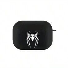 1 件蜘蛛系列哑光黑色耳机盒带按钮，兼容 Apple 2/3/4/Pro