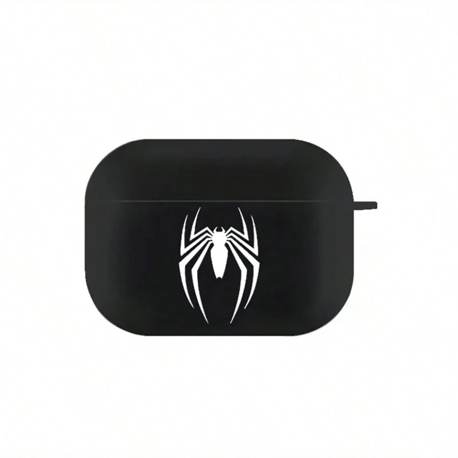1 件蜘蛛系列哑光黑色耳机盒带按钮，兼容 Apple 2/3/4/Pro