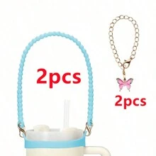 1/2 pièces Porte-bouteille d'eau avec sangle, convient aux bouteilles de 8 oz à 40 oz, sangle pour bouteille d'eau, compatible avec les accessoires de la tasse (tous les produits n'incluent pas les tasses d'eau)