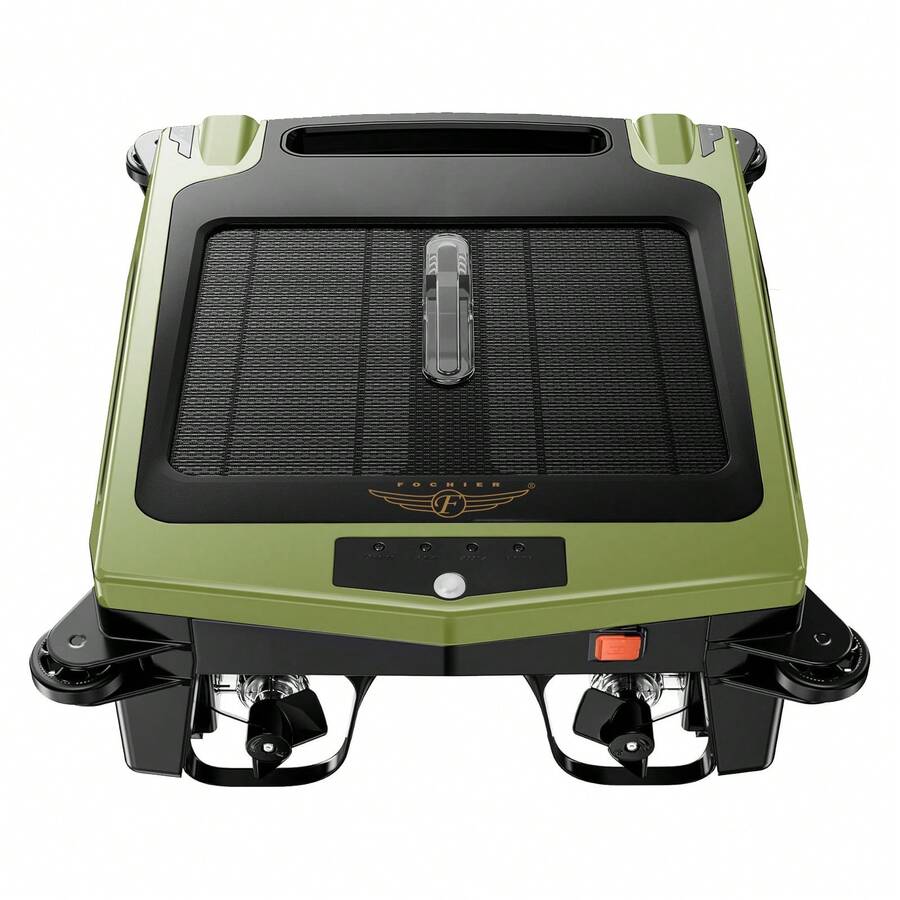 (2024 New) Cordless Robotic Pool Cleaner, Solar Powered Pool Skimmer For Pool Surface With Dual Charging Options, Pool Robot Vacuum With Automatic Obstacle Avoidance, Green - 綠色 - 查看 1