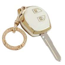 带钥匙扣的 TPU 钥匙扣盖，适用于铃木奥拓的软 TPU 钥匙包，适用于吉姆尼的保护套，适用于 SX4 的防摔防尘钥匙包 - 附馬蹄扣5 - 查看 7