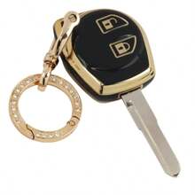 带钥匙扣的 TPU 钥匙扣盖，适用于铃木奥拓的软 TPU 钥匙包，适用于吉姆尼的保护套，适用于 SX4 的防摔防尘钥匙包 - 附馬蹄扣5 - 查看 2