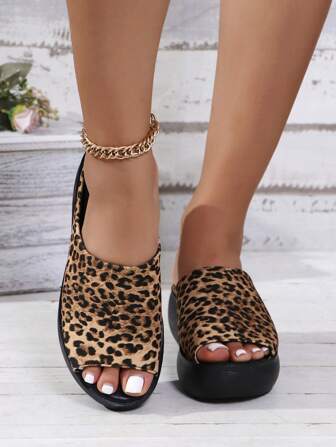 Women's Platform Wedge Thick Sole Non-Slip Increased Height Casual Sports Sandals