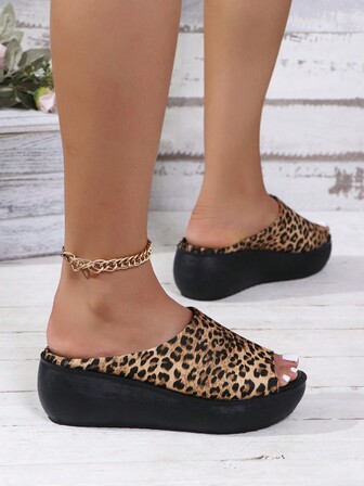 Women's Platform Wedge Thick Sole Non-Slip Increased Height Casual Sports Sandals