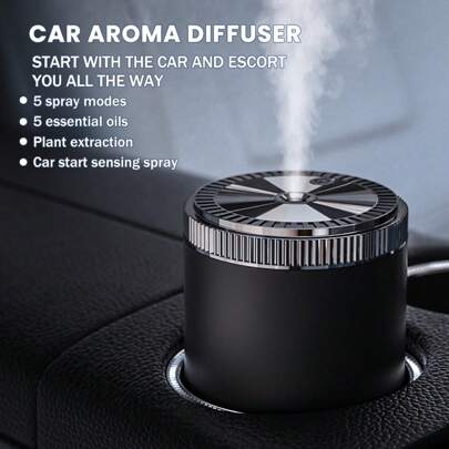 Automotive High-Grade Aroma Diffuser, Automatic Fragrance Spraying, Long-Lasting Fragrance, Deodorizer,Aromatherapy,House Freshener,Diffuser,Gift,Home Decor