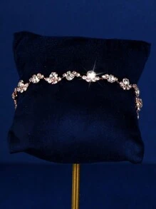 1 Set modischer Schmuck, bestehend aus Halsketten, Ohrringen, Armbändern, geeignet für den täglichen Gebrauch von Frauen, Hochzeiten, Partys usw.