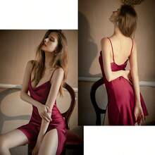 Colombian Silk Forged Adjustable Sexy Strap Dress