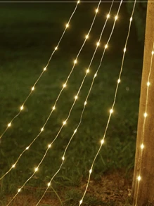 198pcs Five-Pointed Star Fairy String Lights, Waterfall Lights For Christmas Tree, Outdoor Garden Decor,Room Decor Christmas Decor Christmas Light Bedroom Decor Home Decor Party Decor Holiday Festivalchristmas Gift Thanksgiving Christmas Tree Decor Ornaments