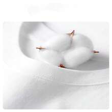 T-Shirt Promotion Round Neck Men's Clothing Blouses Peruvian Print Basic Original - trắng - Xem 5