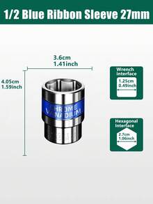 Electric Wrench & Air Gun Socket Bit Set, 8-32mm Hex Screwdriver Bits For Power Drill - Multicolor - View 27