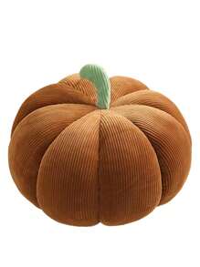 2 种尺寸南瓜抱枕蓬松南瓜形枕头超级南瓜毛绒玩具可爱南瓜枕头 3D 形南瓜装饰适用于汽车卧室沙发家居 - 彩色 - 查看 19