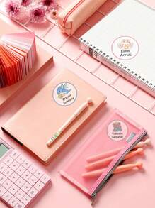 定制防水贴纸，个性化姓名标签贴纸，返校用品，定制姓名标签贴纸，托儿所标签，可定制贴纸，定制贴纸，学习用品，托儿所必备品，节日日历 - 風格8 - 查看 8