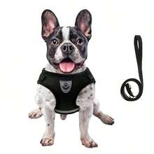 Dog Cat Harness Leash Pet Collar Vest Reflective Strip Pet Walking Outdoor Comfort Safety Leisure Walk - 彩色 - 查看 5