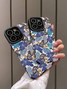 1 件经典蓝虎纹柔软 TPU 防震手机壳，适用于 iPhone 和三星 - 彩色 - 查看 4