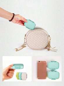 Mini Travel Portable Pill Organizer, 3 Compartment Pill Box, Pill Storage Container, Weekly Pill Box, Pill Case For Outdoor Travel, Medication And Vitamin Storage, Fits In Pocket Or Wallet, Securely Organizes Daily Medications, Dustproof, Waterproof, Leak Proof, Reusable Pill Box, Self-Sealing Travel Medication Storage With Clasp Seal, Organizes Pills And Small Items