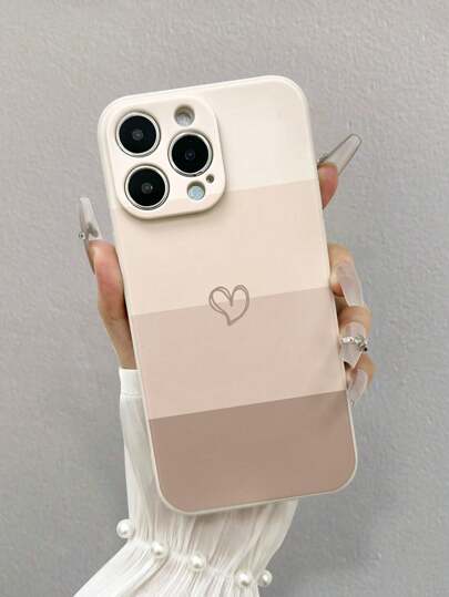 心形彩绘防震加厚手机壳适用于 15 Pro Max、14、13、12、11、XS、XR、7/8，适用于三星 Galaxy A03s、A03 Core、A04、A12、A13、A14、A21s、A22、A23、A24、A32、A33、A34、A51、A52、A53、A54、A71、A72、A73、S20 FE、S21、S22，适用于 Redmi 9、9A、10A、10C，适用于 Redmi Note 9、10、11、12、12C