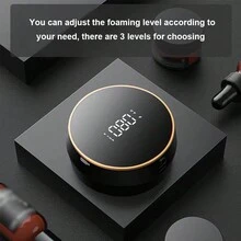 1 件 14 厘米 * 14 厘米自动皂液器，壁挂式洗手液分配器，泡沫和凝胶款式，USB 可充电智能皂液器，适用于厨房、浴室，低功耗，防水，适用于沐浴露、洗洁精等各种液体 - 彩色 - 查看 7