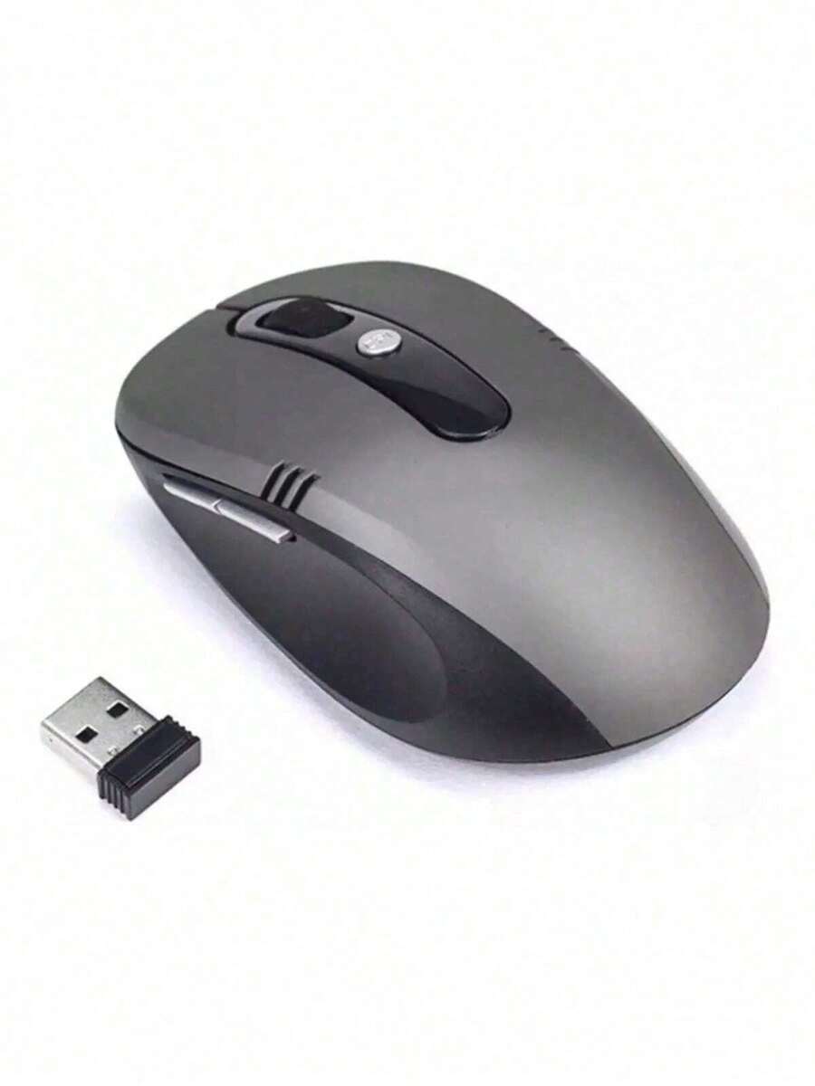 2.4G Wireless Optical USB Mouse For Notebook And PC - Silver - View 1