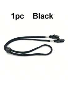 1 pièce Cordon de menton de chapeau avec clip, corde de fixation de chapeau ajustable pour hommes et femmes, couleur unie, clips de sangle de chapeau ajustable, accessoires de voyage, corde coupe-vent pour casquettes de baseball, chapeaux de seau, cordon de chapeau portable pour voyages, camping, extérieur, plage, vacances d'été, rentrée scolaire - Multicolore - Voir 11