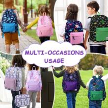 VASCHY 1 pz zaino simpatico cartone animato per bambini, zaino per bambini in età prescolare per bambini piccoli con fibbia sul petto per bambini da 2 a 4 anni, adatto per il ritorno a scuola - nero - Visualizzare 6