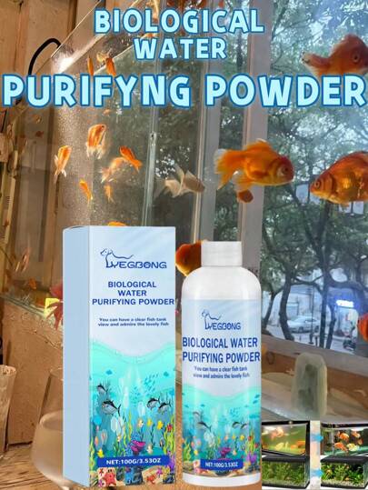 Rengör akvarium, ta bort mossa och alger, ren vattenkvalitet, omedelbar algerborttagningspulver (nya och gamla modeller slumpmässigt distribuerade)