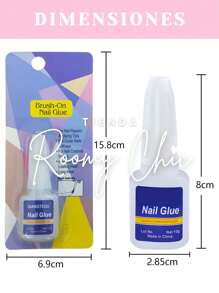 ROOMY CHIC Pegamento Uv Led Para Uñas Gel Adhesivo Extra Fuerte Para Rhinestones Piedras Perlas Cristales Decoración 3D Nail Art Uñas Acrílicas Gel Y Press On Gel Para Pegar Piedras En Uñas Pegamento Uv 10ml De Alta Fijación Gel Larga Duración Belleza & Salud Cuidado De Uñas, Manos Y Pies Esmalte De Uñas En Gel - transparente - Ver 9