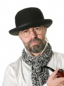 1 件装男士纯色礼帽，复古英伦风格复古软呢帽，适合秋冬季派对、正式活动和日常穿着