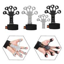 Ejercitador De Mano, Hand Grips Fortalecedor Fitness 6pcs, Nuevo ejercitador de antebrazo y mano para fortalecer los dedos, entrenador de estiramiento de dedos, terapia de manos, yoga, guitarra - Multicolor - Ver 9