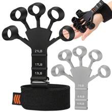 Ejercitador De Mano, Hand Grips Fortalecedor Fitness 6pcs, Nuevo ejercitador de antebrazo y mano para fortalecer los dedos, entrenador de estiramiento de dedos, terapia de manos, yoga, guitarra - Multicolor - Ver 10